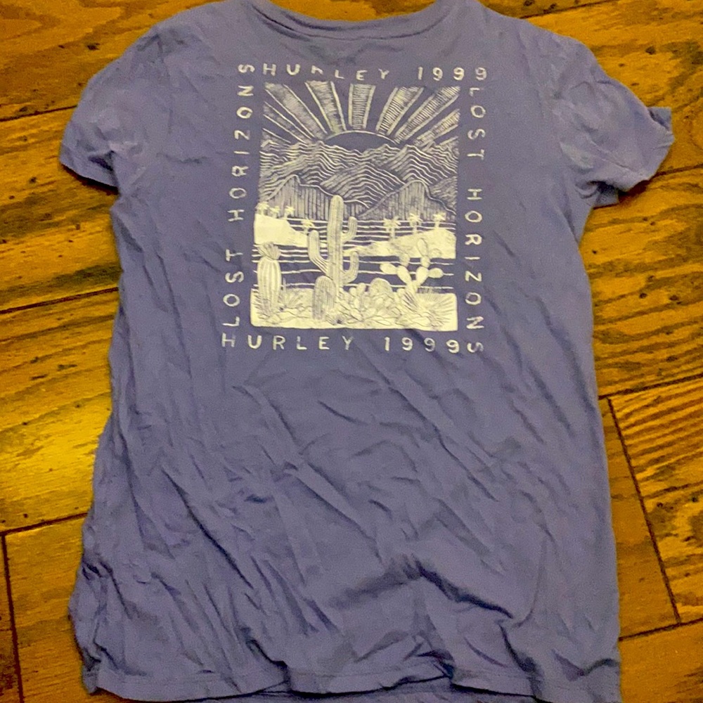 Hurley purple graphic t